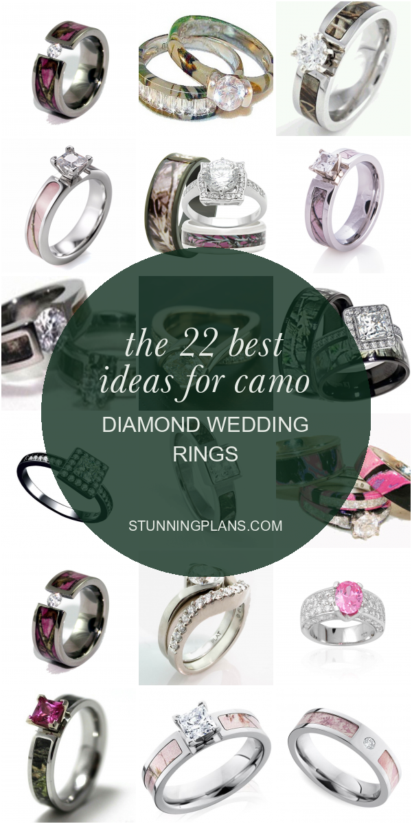 The 22 Best Ideas for Camo Diamond Wedding Rings Home, Family, Style